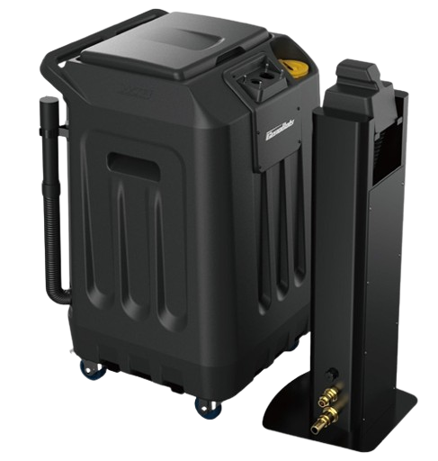 CenoBots L3 Scheuersaugroboter mit mobilem Wassertank und Arbeitsstation